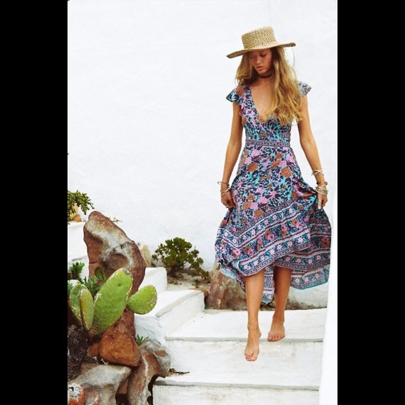Arnhem Dresses & Skirts - RARE Arnhem Spanish Rose Wrap Dress-Size 10 AUS